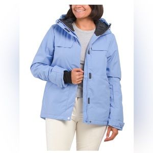 Avalanche Women's Blue Ski Hooded Jacket